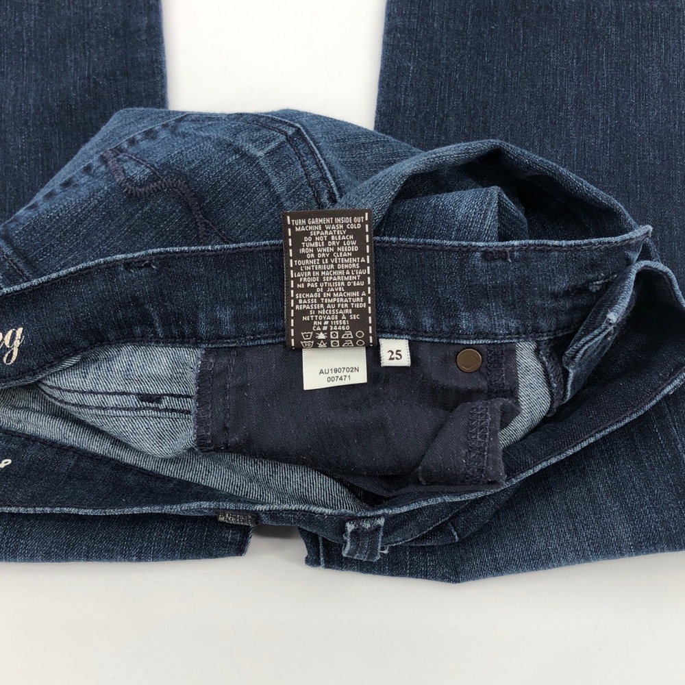 7 For All Mankind Straight Leg Jeans Size 25 - Picture 12 of 12